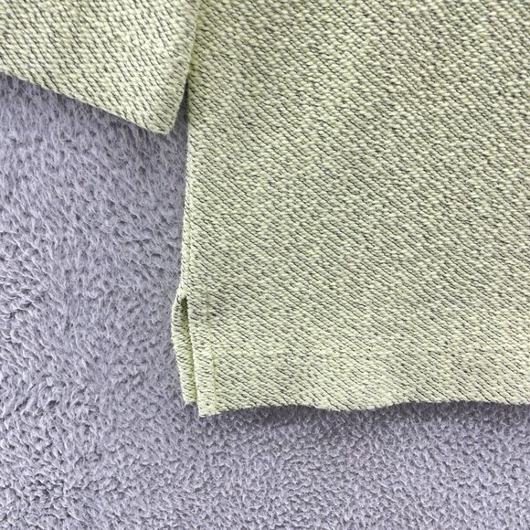 Soft Surroundings Textured Slouchy Nubby Sweater Tunic Style #25928 Green Size L - Picture 3 of 9